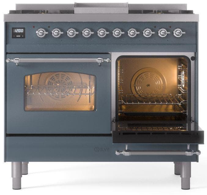 Ilve UPD40FNMPBGC Blue Grey Chrome