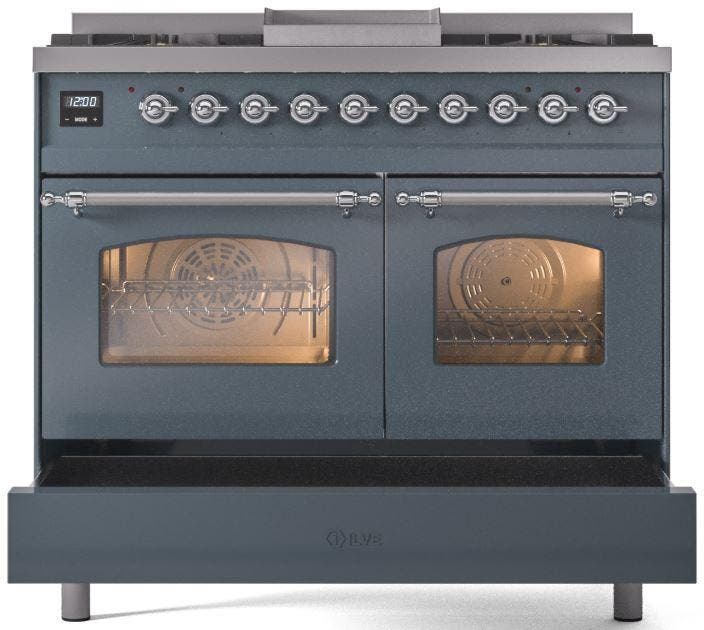 Ilve UPD40FNMPBGC Blue Grey Chrome