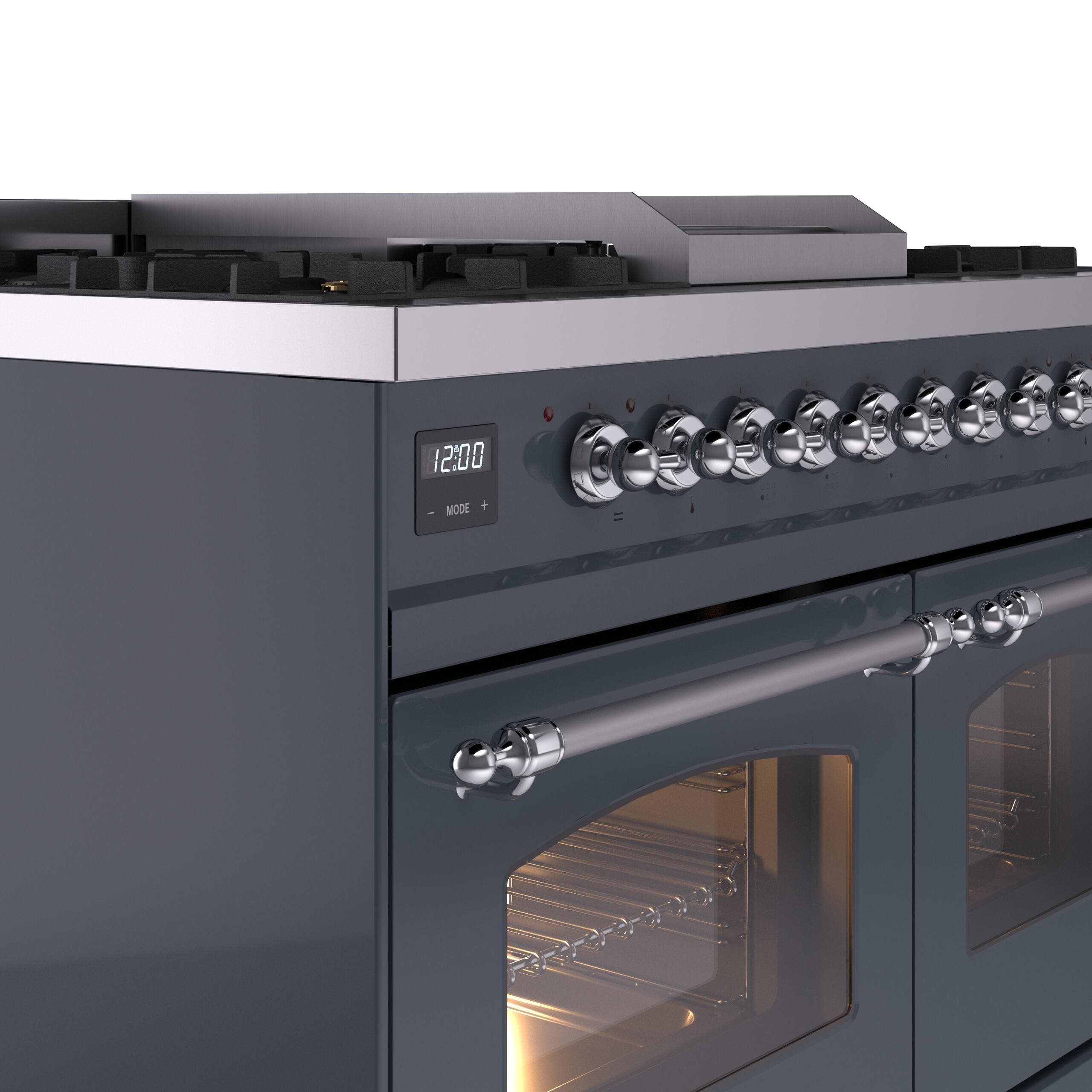 Ilve UPD40FNMPBGC Blue Grey Chrome