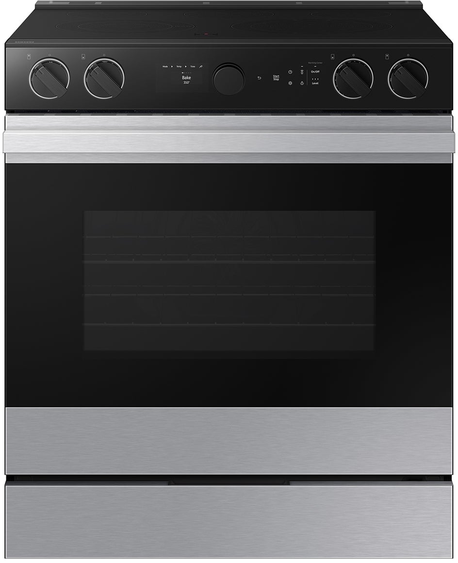 Samsung Bespoke Smart Slide-In Electric Range - Thumbnail 4