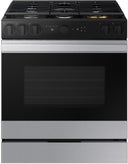 30 Inch Slide-In Gas Smart Range with 5 Sealed Burners, 6.0 cu. ft. Convection+ Oven, 18K BTU Brass Burner, Non-stick Griddle, Storage Drawer, Air Fry, Self Clean, and ADA Compliant