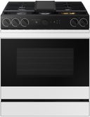 30 Inch Slide-In Gas Smart Range with 5 Sealed Burners, 6.0 cu. ft. Convection+ Oven, 23K BTU Power Burner, Reversible Griddle, Storage Drawer, Air Fry, Self Clean, and ADA Compliant