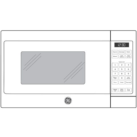 GE JEM3072DHWW White