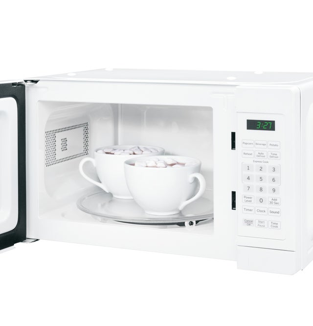 GE JEM3072DHWW 18 Inch Countertop Microwave Oven with Auto Time D...