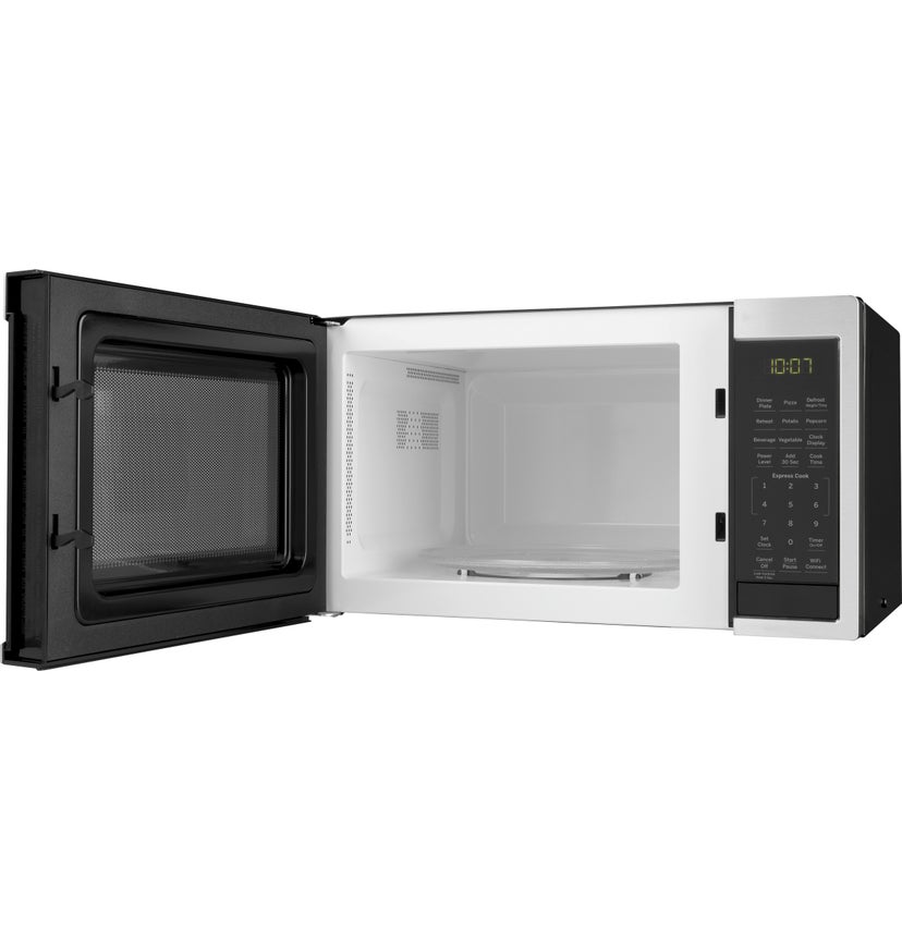 GE JES1097SMSS 19 Inch Smart Countertop Microwave Oven with Scan-...