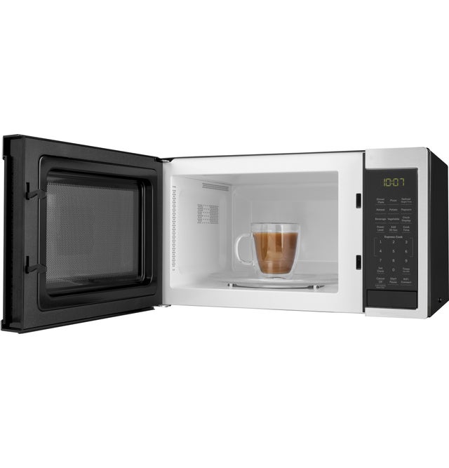 GE JES1097SMSS 19 Inch Smart Countertop Microwave Oven with Scan-...