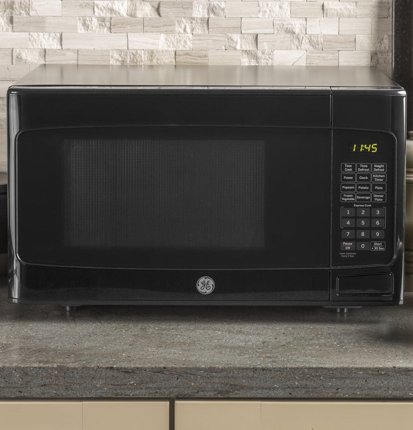 GE JESP113DPBB 20 Inch Countertop Microwave Oven with 1.1 cu. ft....