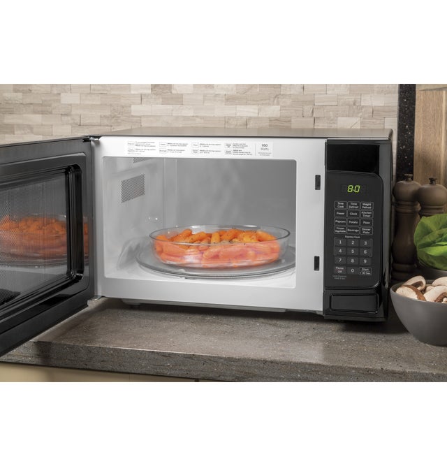 GE JESP113DPBB 20 Inch Countertop Microwave Oven with 1.1 cu. ft....