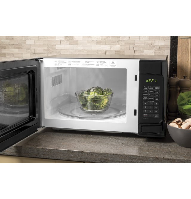 GE JESP113DPBB 20 Inch Countertop Microwave Oven with 1.1 cu. ft....