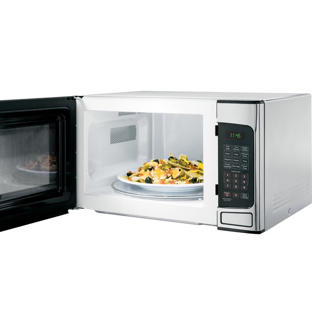 GE JESP113SPSS 20 Inch Countertop Microwave Oven with 1.1 cu. ft....