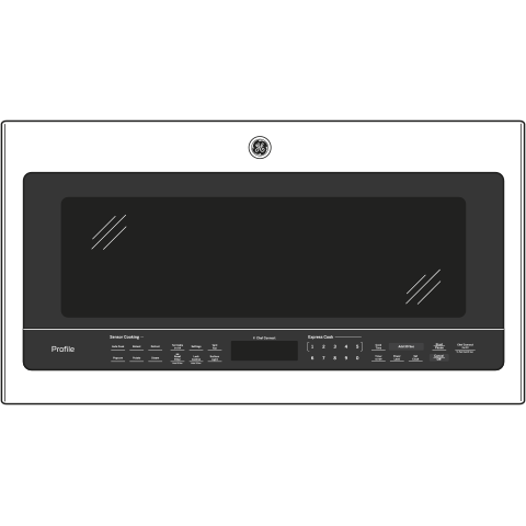 GE PVM9005BLTS Black Stainless Steel