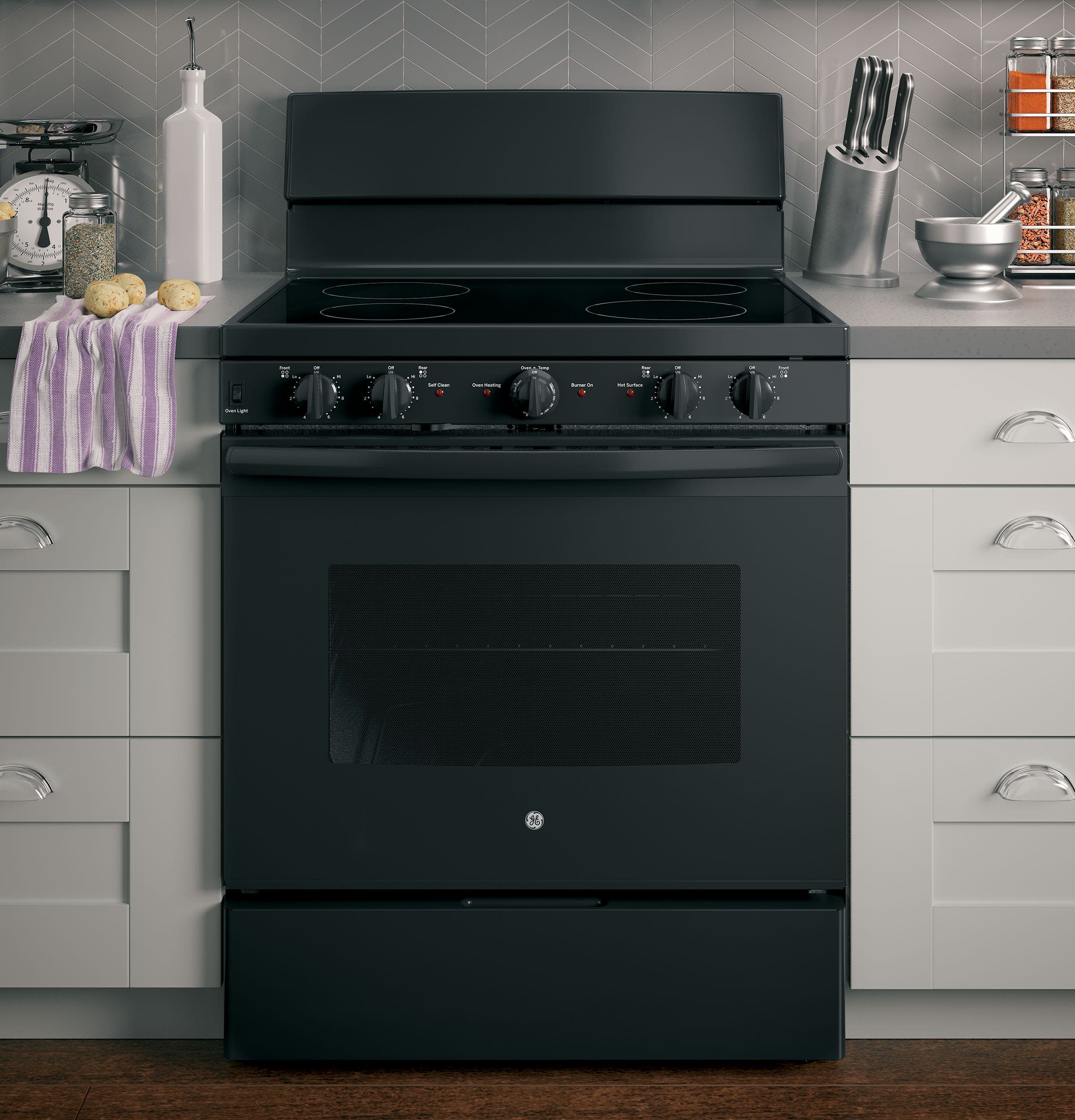 GE JB480DMBB Black