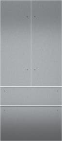 SS door panel kit 36" FDBM w/ handle holes (4 Panels)