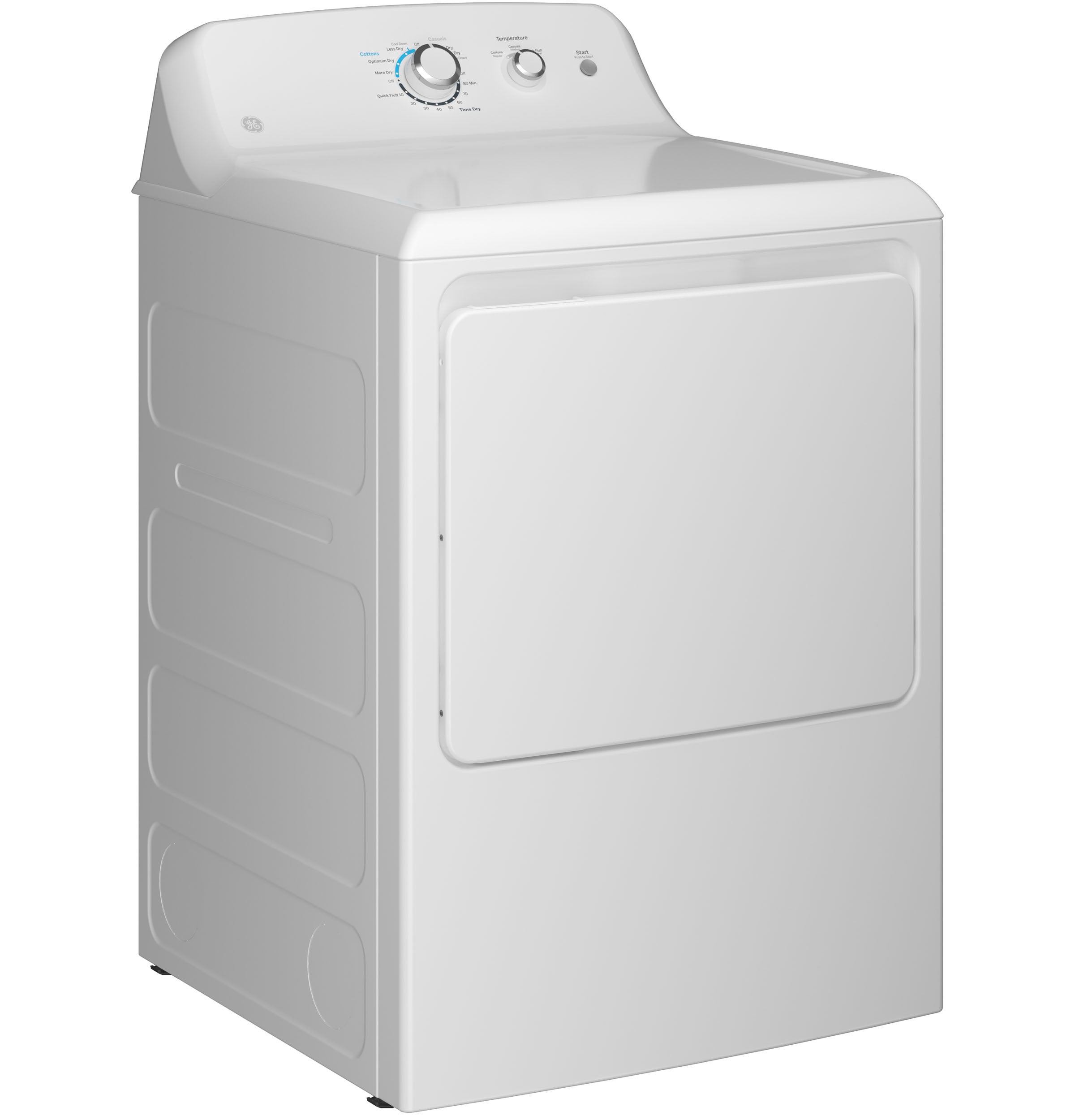GE GTX33EASKWW 27 Inch Electric Dryer White | Plesser's Appliances