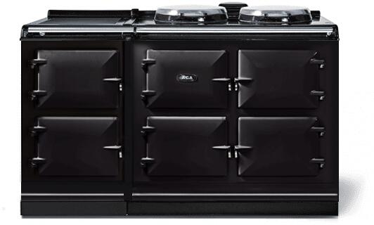 AGA AER7560IBLK Classic Series Cast Iron 60 Inch Freestanding Elec...