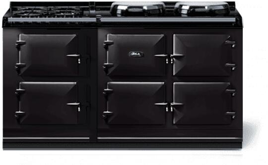 AGA AR7563GBLK Classic Series Cast Iron 63 Inch Freestanding Dual...