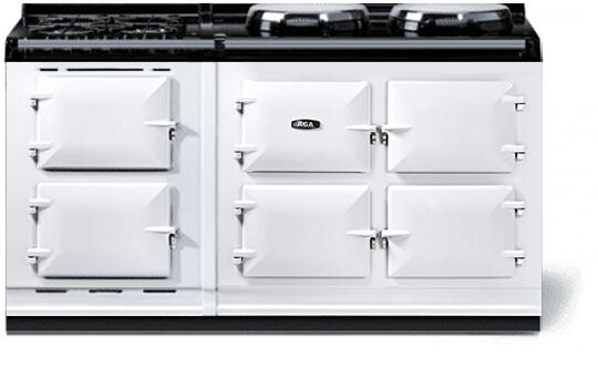 AGA AR7563GWHT Classic Series Cast Iron 63 Inch Freestanding Dual...