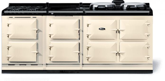 AGA AR7783WGLPLIN 83 Inch Freestanding Dual Fuel Range with Warming ...