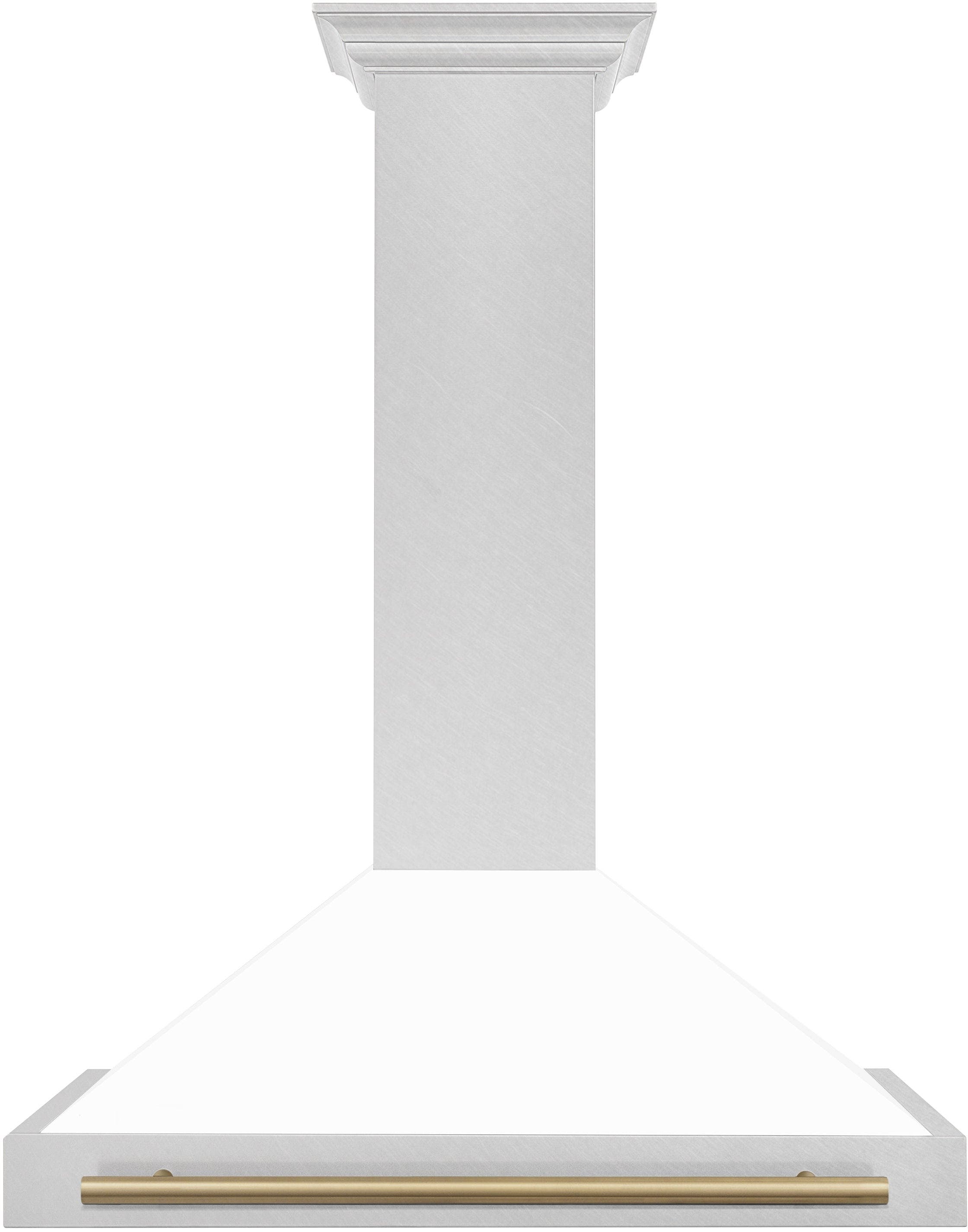 DuraSnow Stainless Steel with Matte White Shell and Matte Black Accents