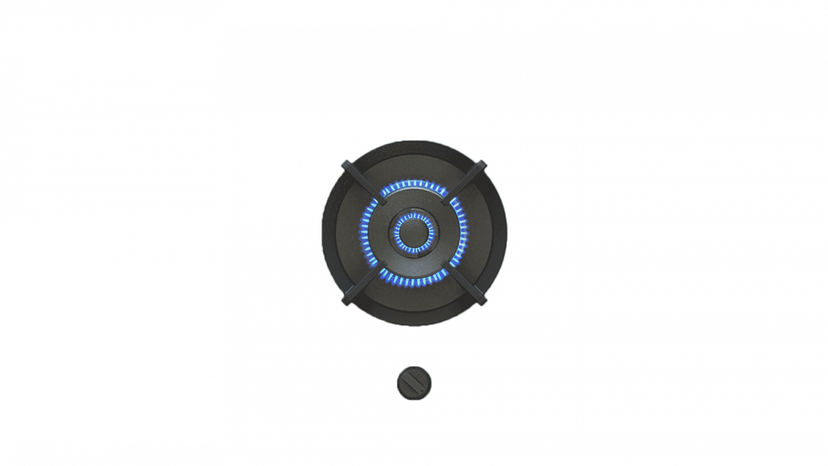 Pitt AZUMA1BTNG 12 Inch Gas Cooktop 