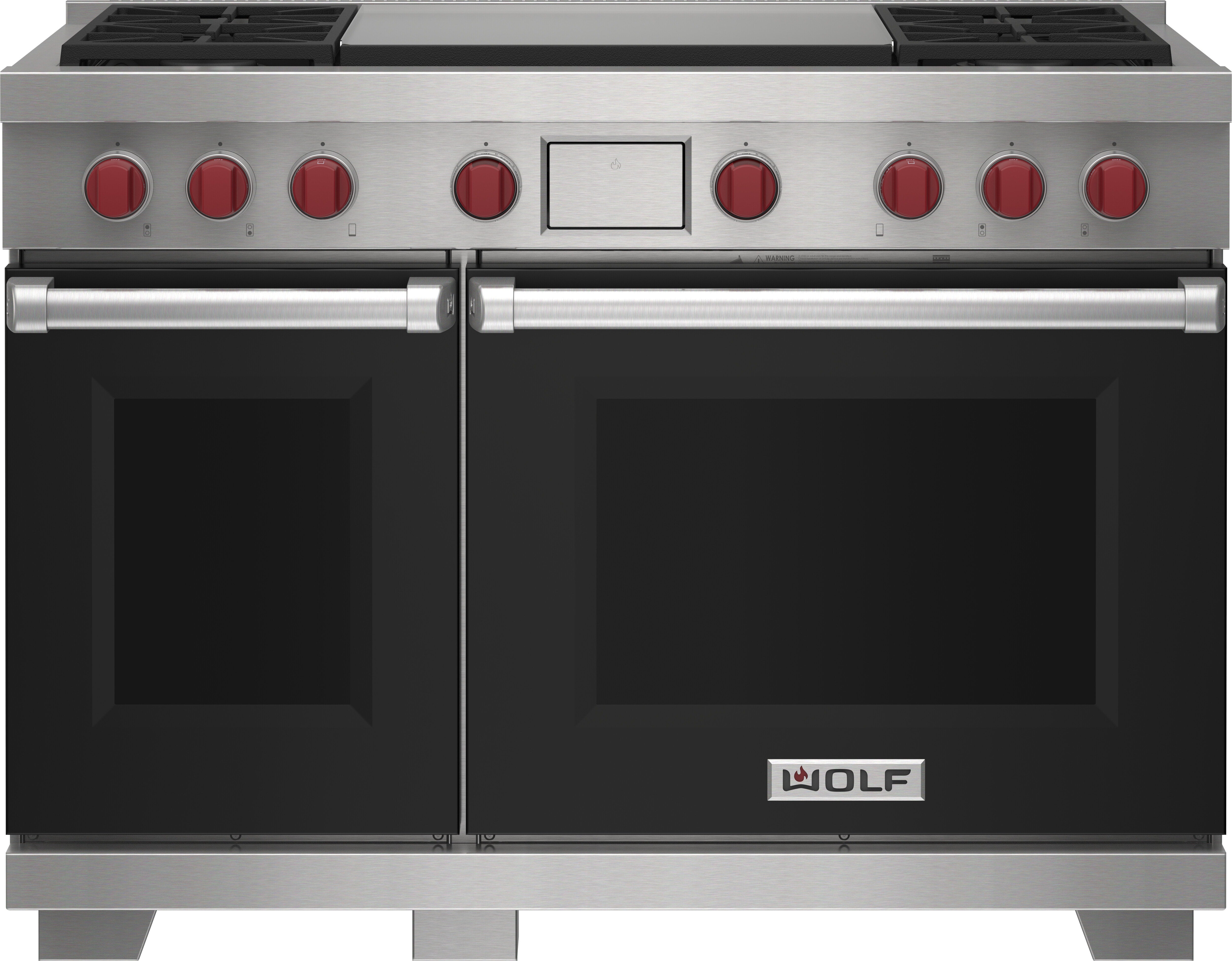 Wolf DF48450DGSP 48 Inch Freestanding Dual-Fuel Smart Range