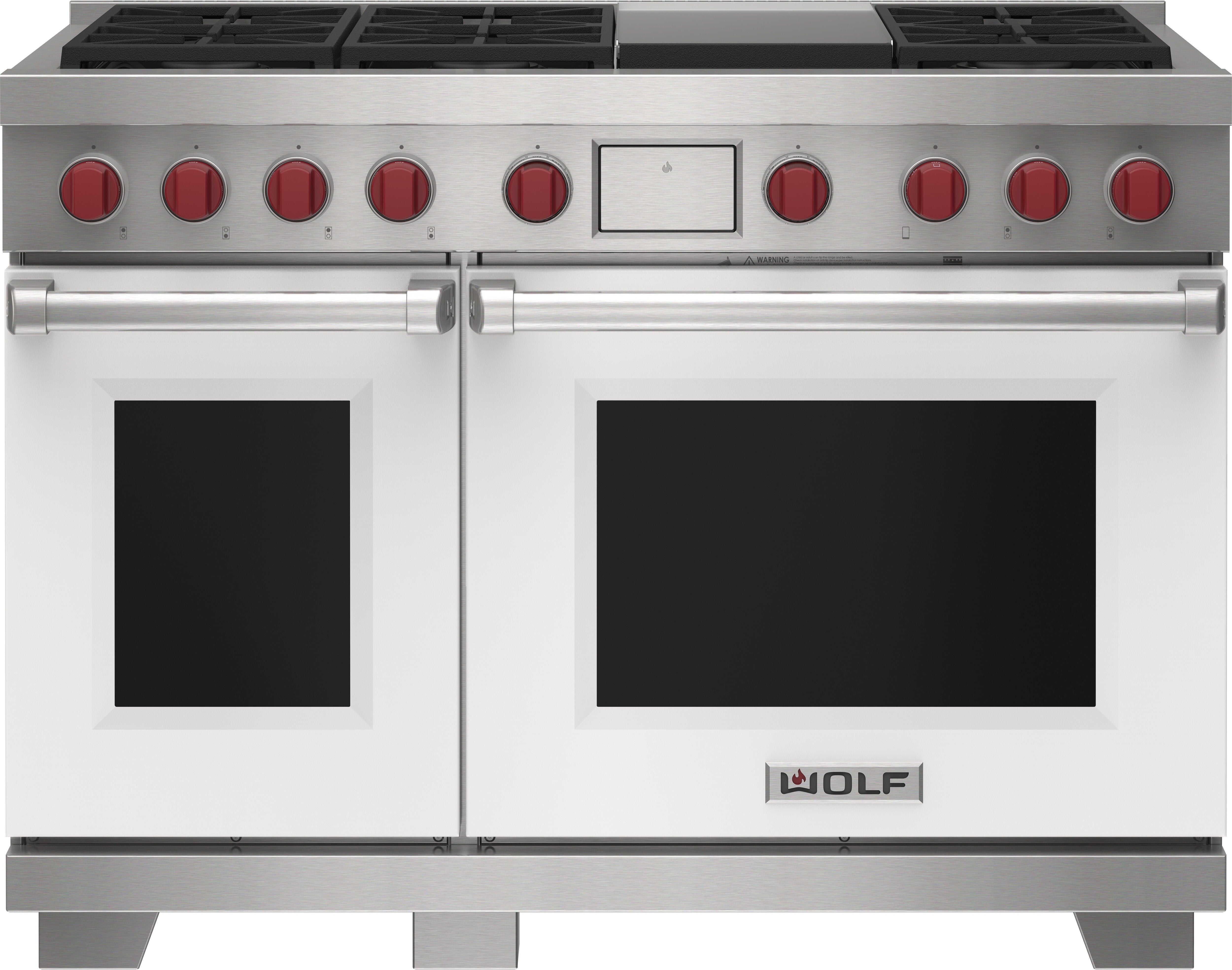 Wolf DF48650GSP 48 Inch Freestanding Dual-Fuel Smart Range