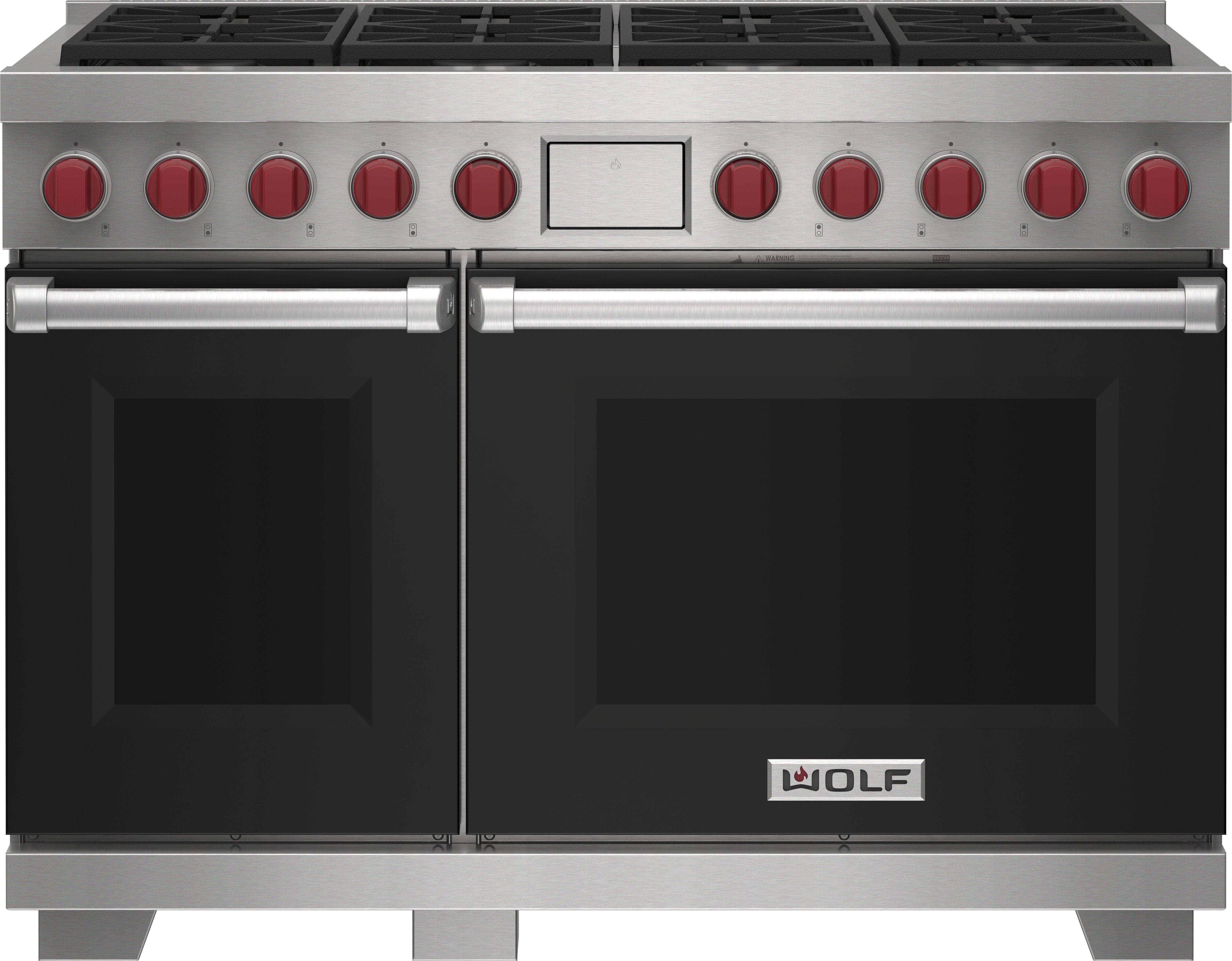 Wolf DF48850BKP 48 Inch Freestanding Dual-Fuel Smart Range