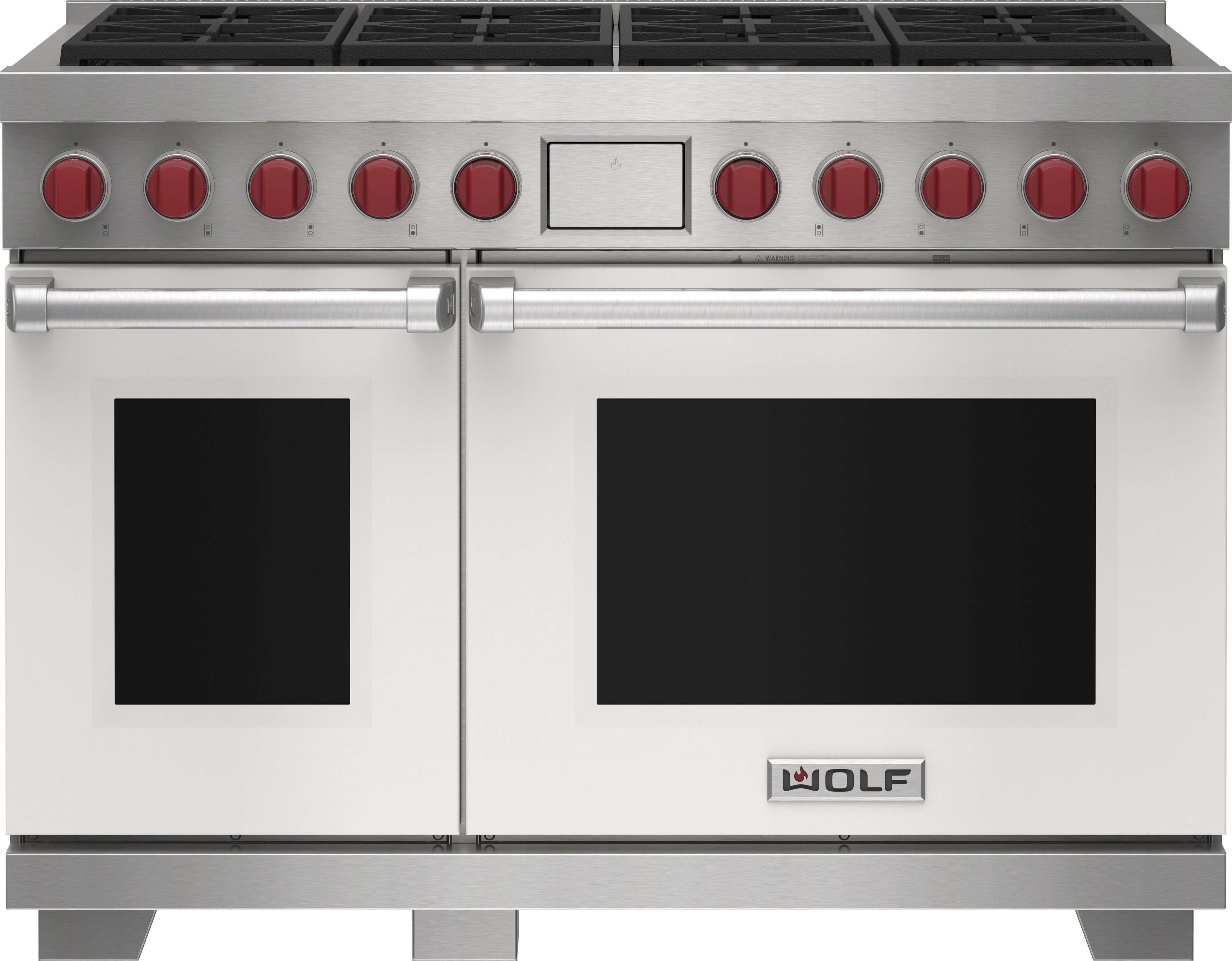 Wolf DF48850WHP 48 Inch Freestanding Dual Fuel Range with 8 Sealed...