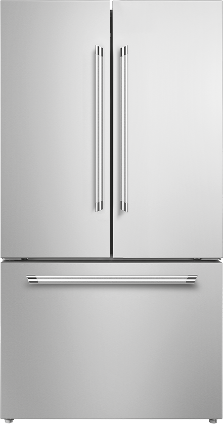 Forza FF36FBMS 36" French Door Refrigerator with Icemaker: Stainl...