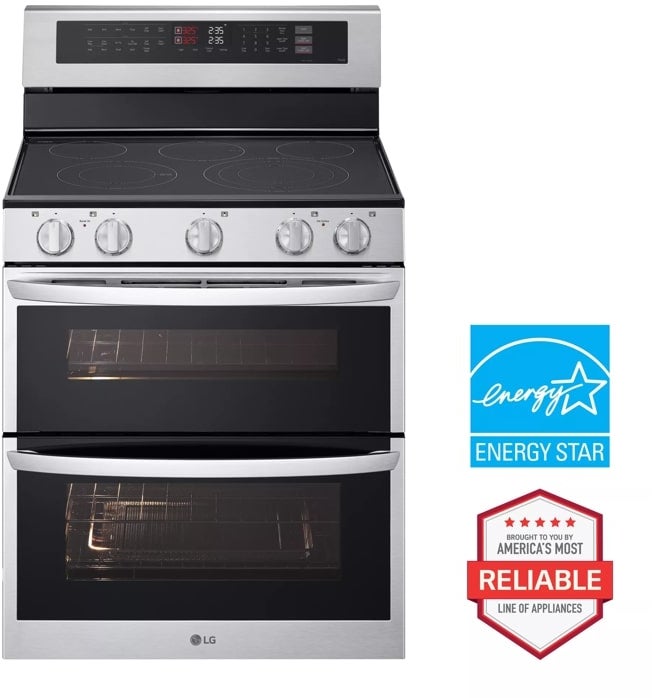 LG LDEL7324SE Double Electric Range With 7.3 Cu.ft Capacity: Sta...