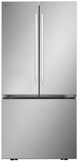 LG LF25H6200S 25 cu.ft. 3 Door French, 33 Wide, Dual Handle, Sta...