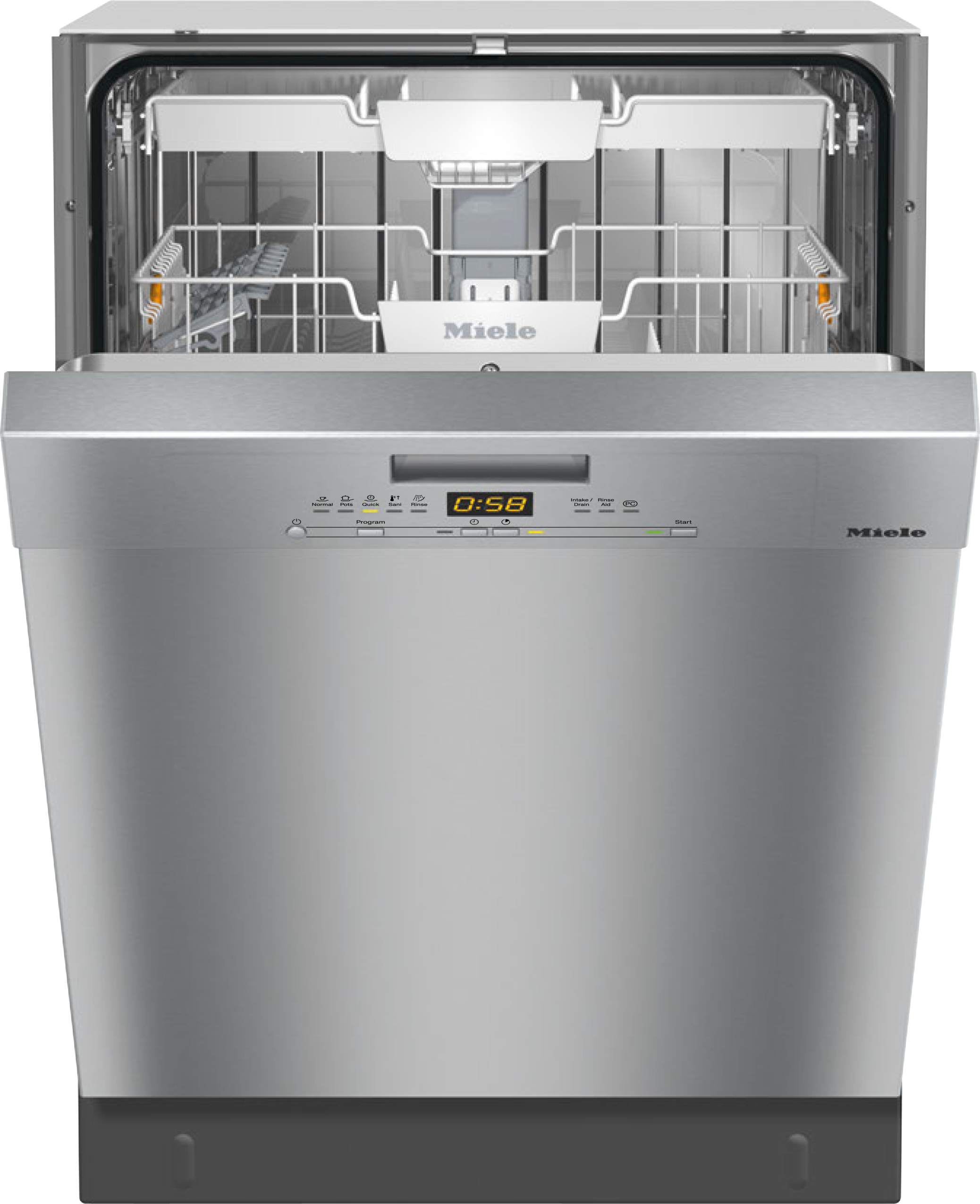 Miele G5008SCU 24 Inch Built-In Full Console Dishwasher Clean