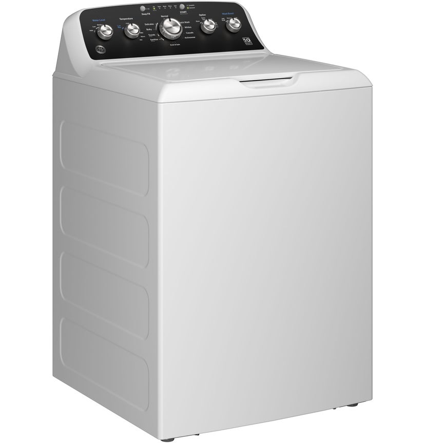 GE GTW485ASWWB 27 Inch Top Load Washer with 4.5 cu ft Capacity, S...