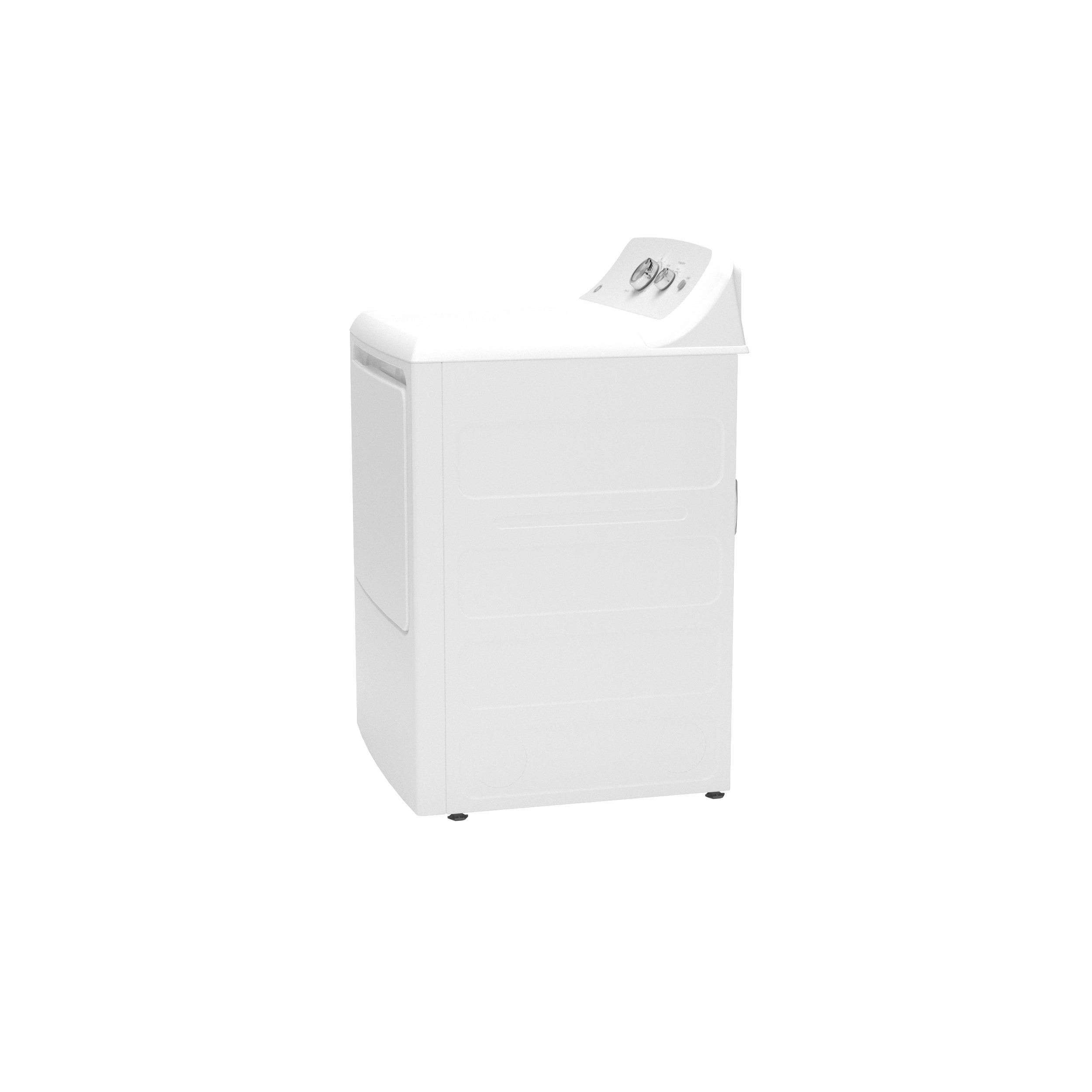 GE GTX38EASWWS 27 Inch Top Load Electric Dryer White | Plesser's