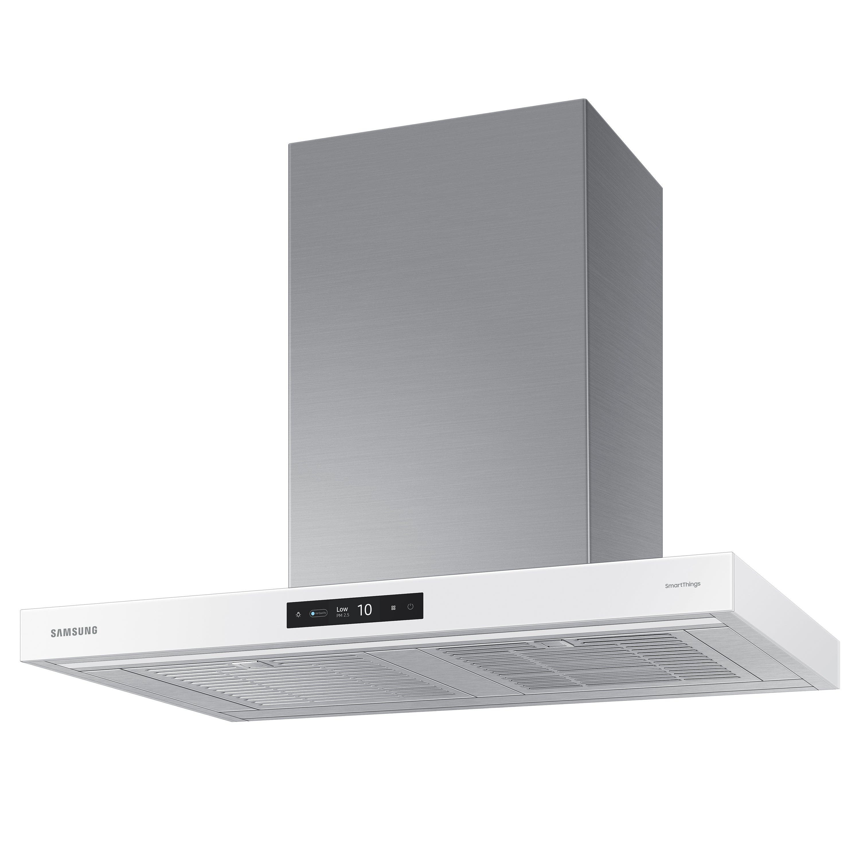 Samsung NK30CB700W12 Clean White Panel, Stainless Steel Duct