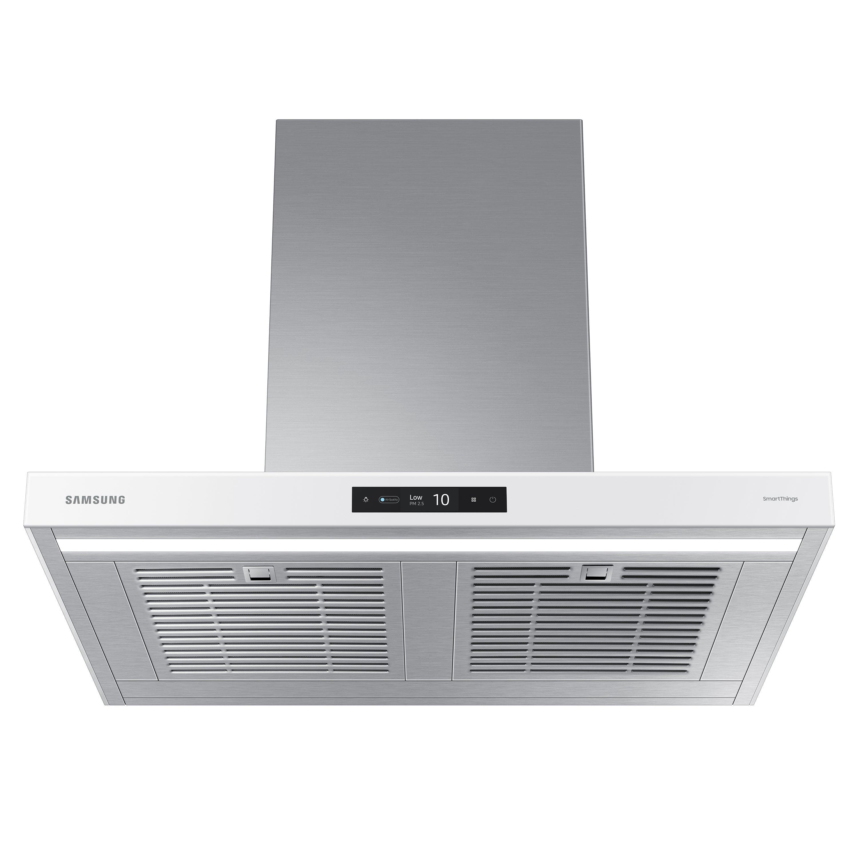 Samsung NK30CB700W12 Clean White Panel, Stainless Steel Duct