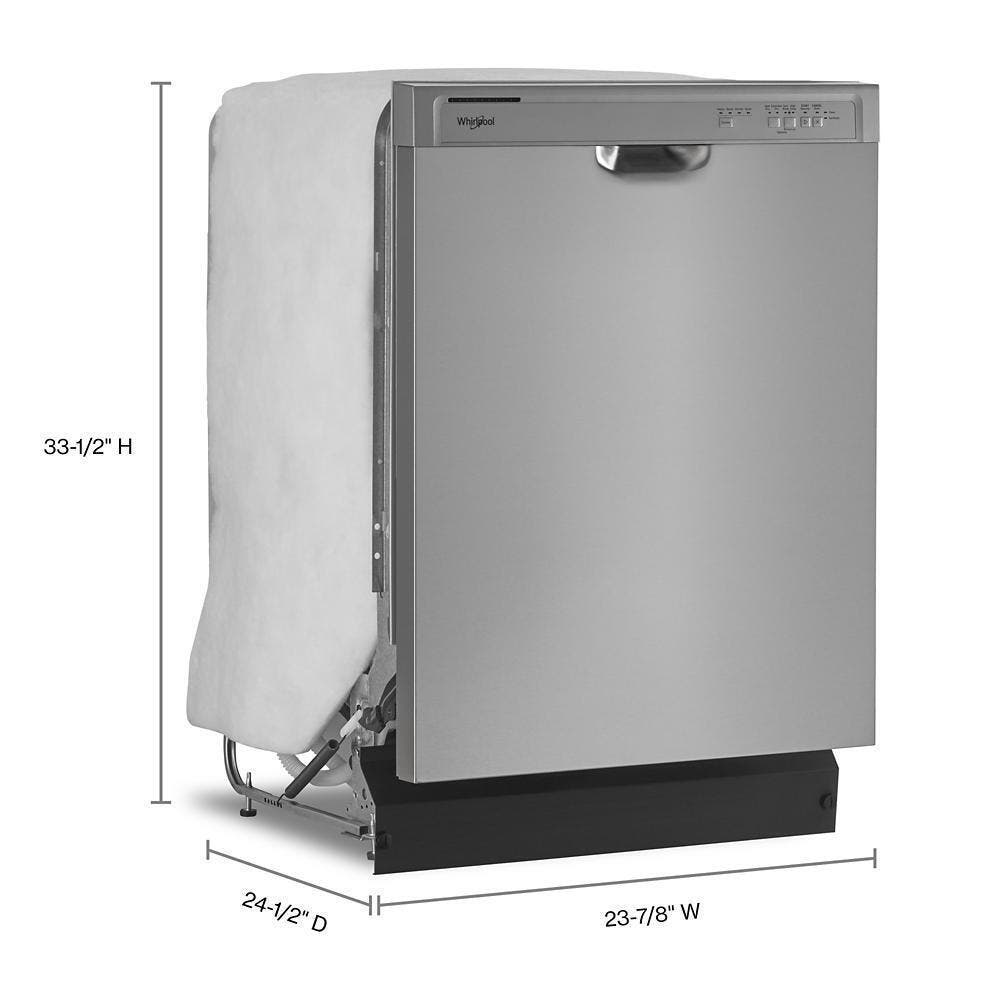 Whirlpool WDF341PAPM Monochromatic Stainless Steel