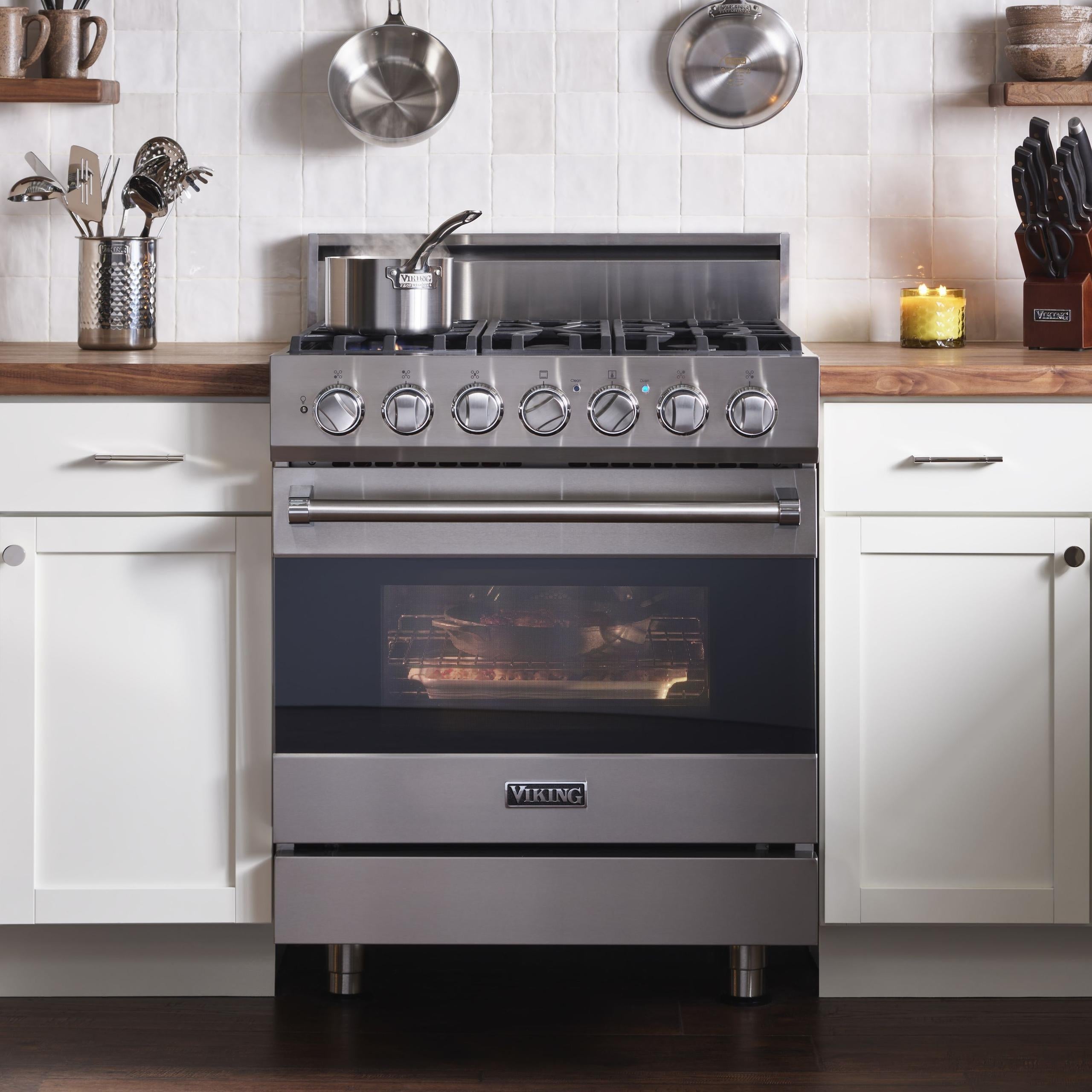 Viking RVGR33025BSS 30 Inch Freestanding Gas Range Stainless Steel