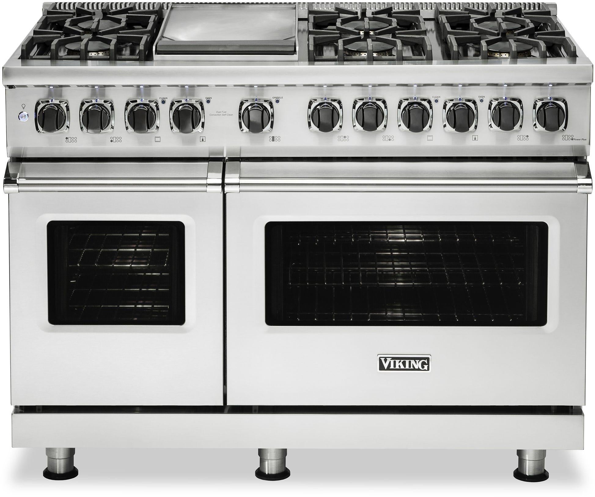Viking VDR5486GSS 48 Inch Freestanding Dual Fuel Range Stainless