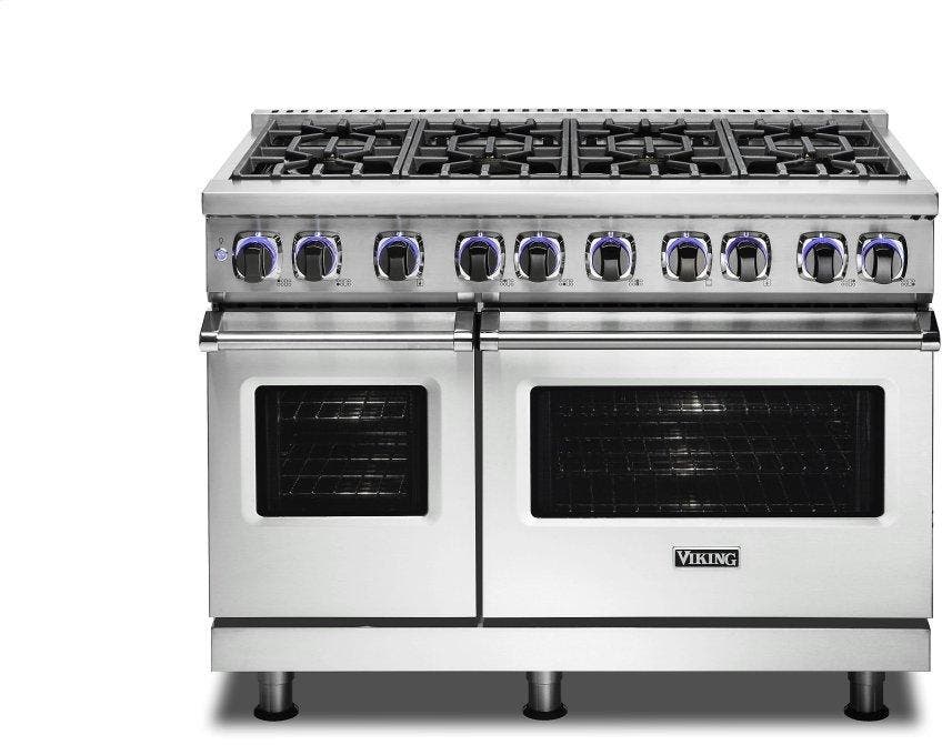 Viking VDR74828BFW Frost White, Natural Gas