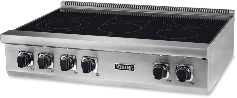 Viking VERT53616BSS 36 Inch Wide Electric Rangetop With 6 Elements: St...