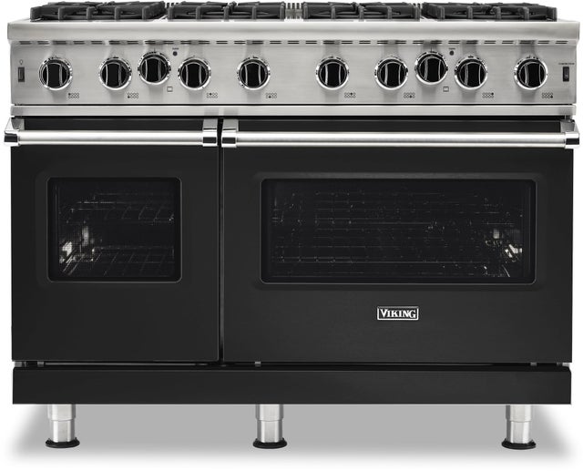 Viking VGIC54828BCSLP 48 Inch Wide 24 Inch Deep Gas Open Burner Range Wi...