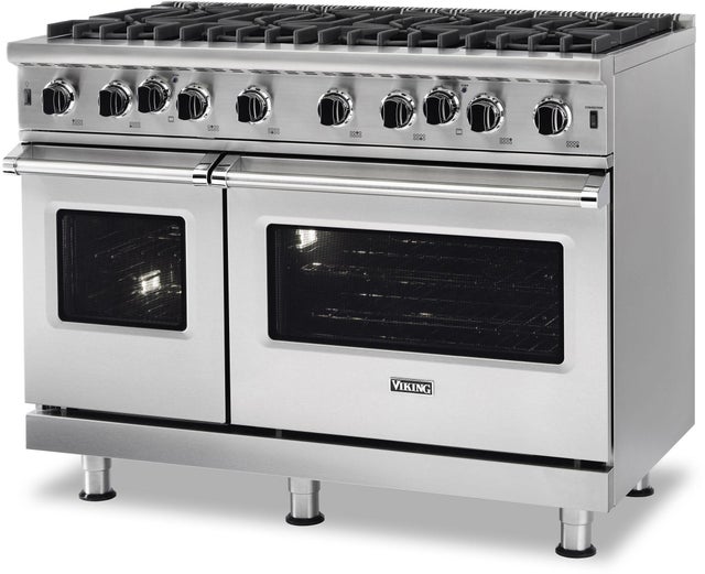 Viking VGIC54828BDG 48 Inch Wide 24 Inch D. Gas Open Burner Range With...