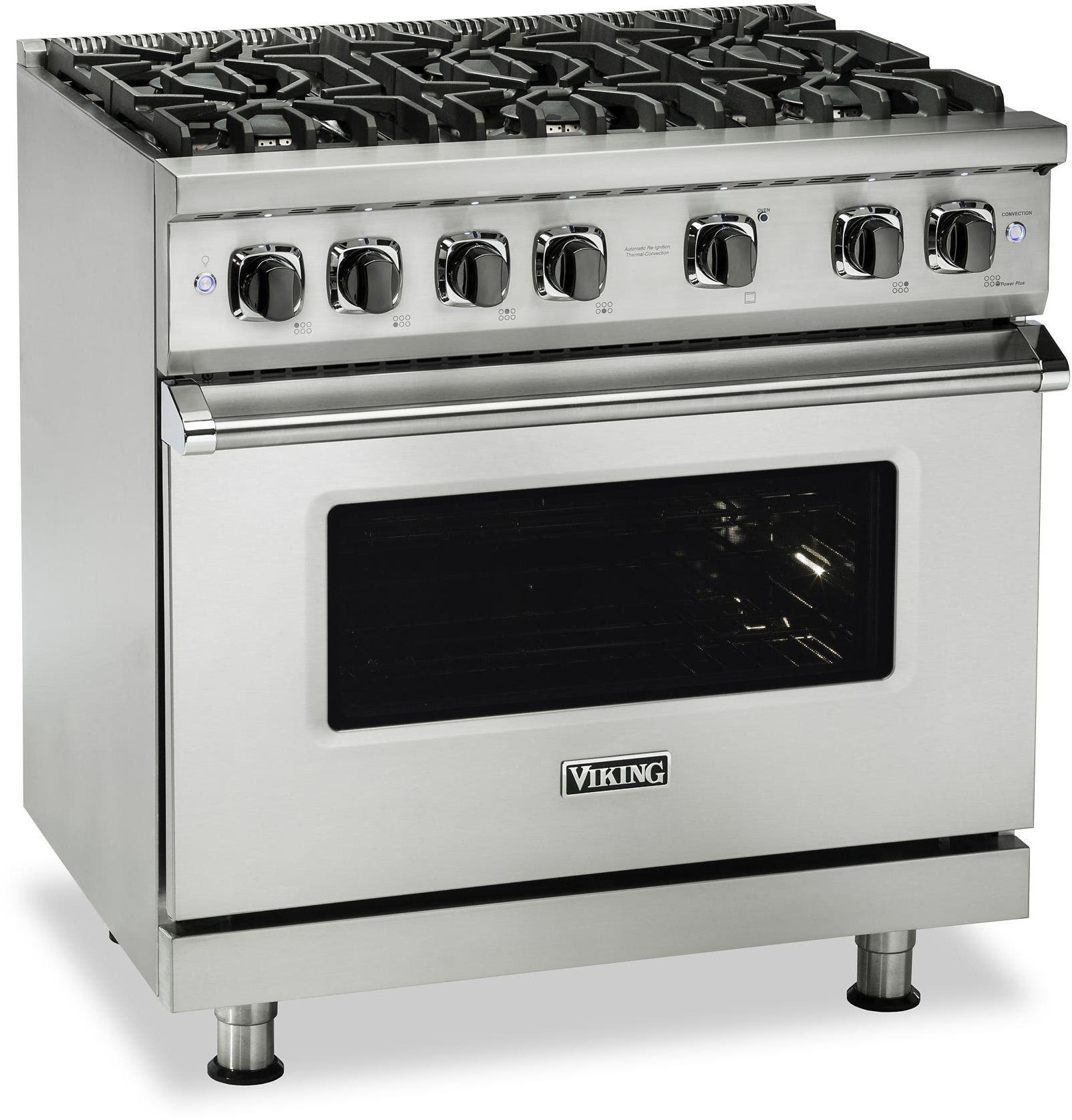 Viking VGR5364GCS Cast Black, Natural Gas