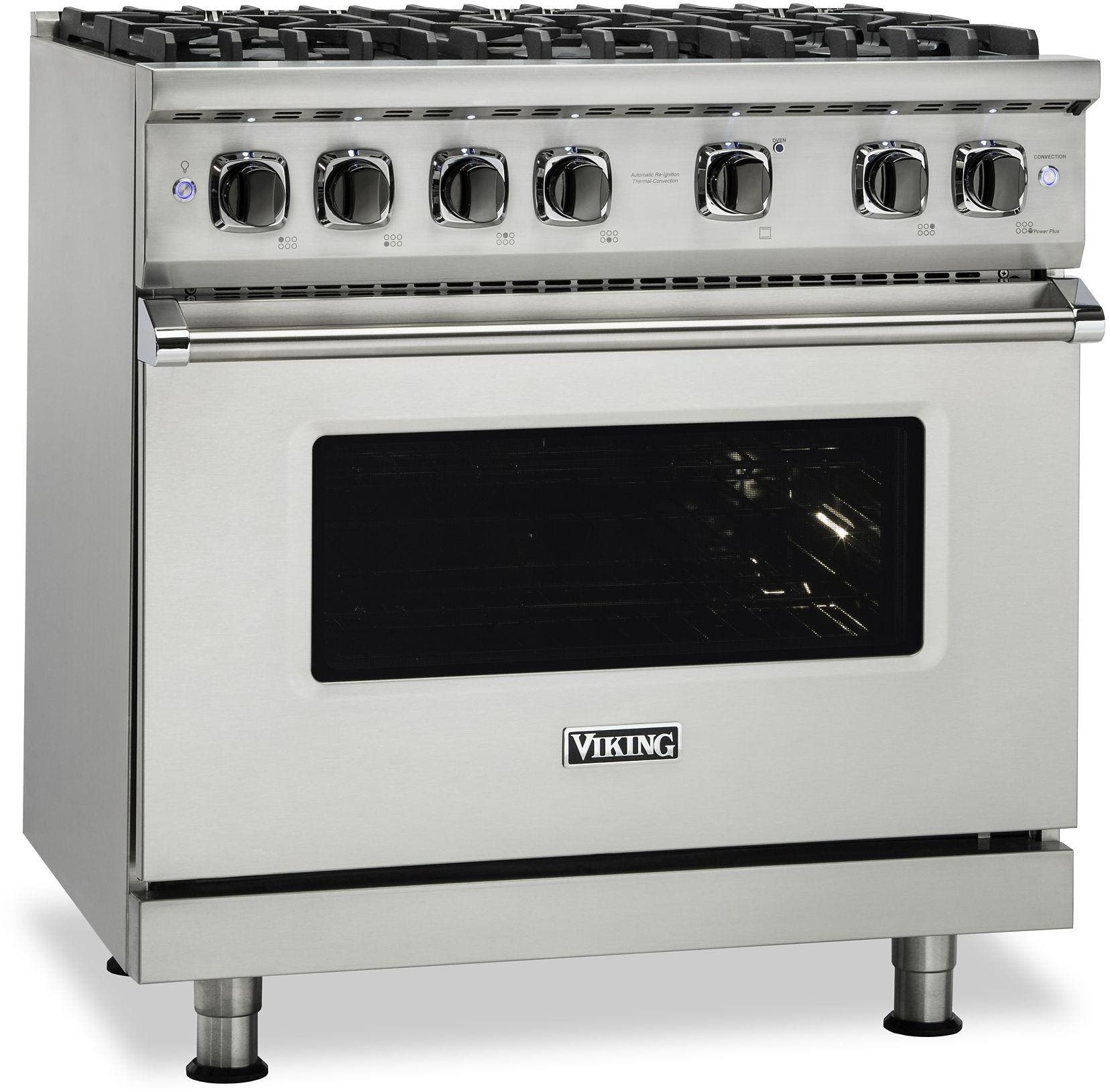 Viking VGR5364GCS Cast Black, Natural Gas