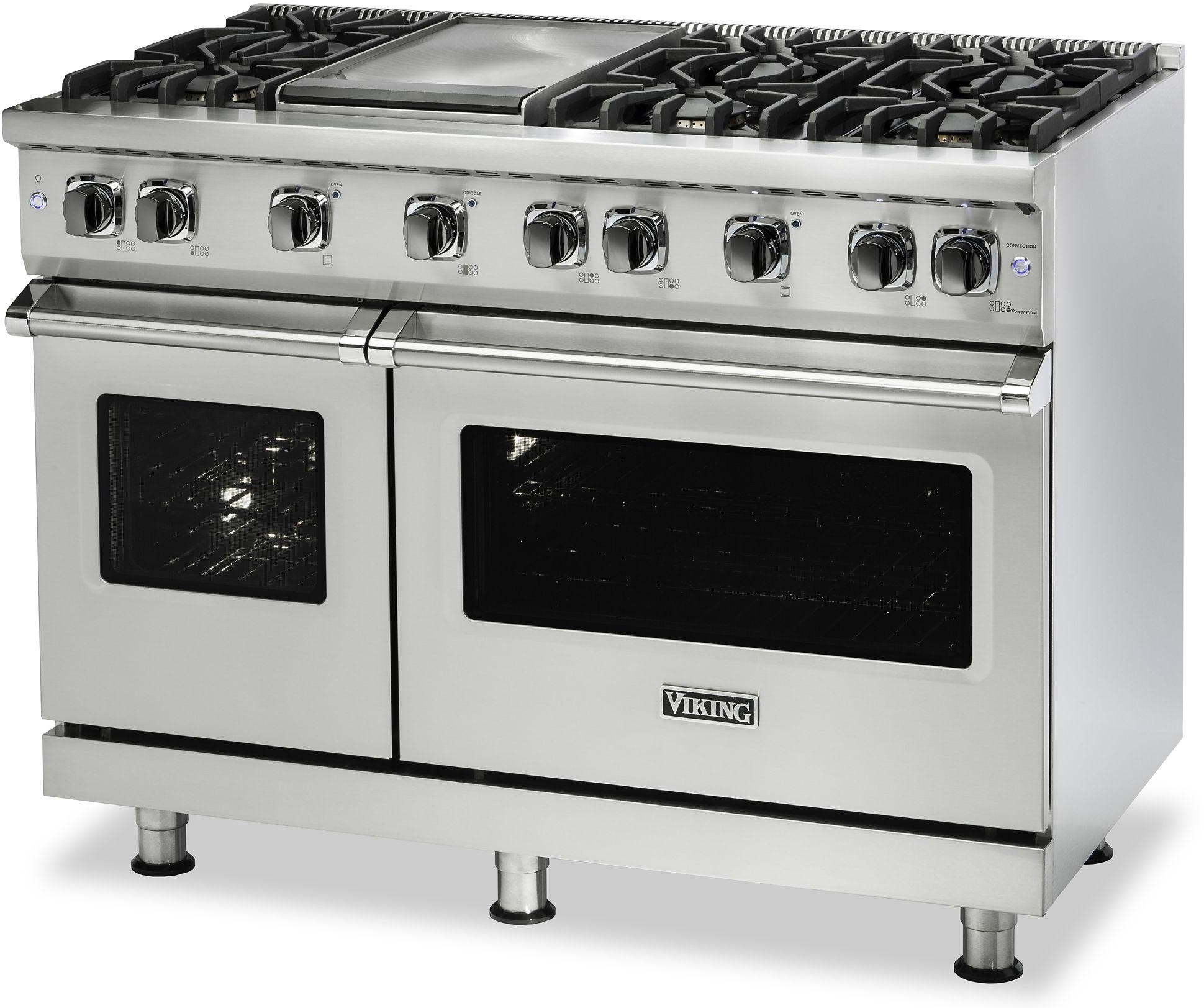 Viking VGR5486GFW Frost White, Natural Gas