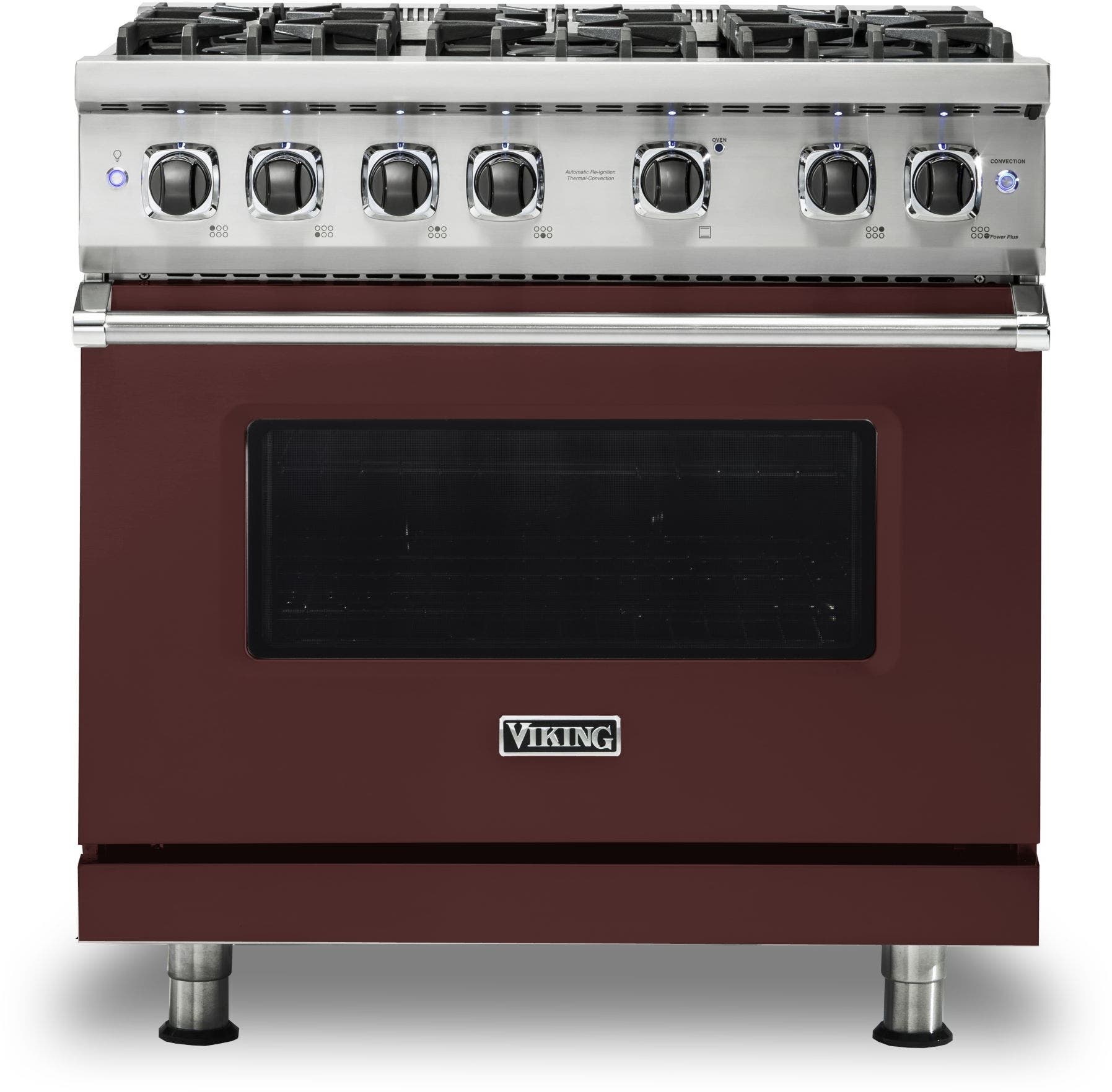 Viking VGR5366BKA Kalamata Red, Natural Gas