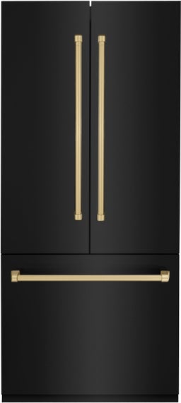 Black Stainless Steel With Champagne Bronze Accents