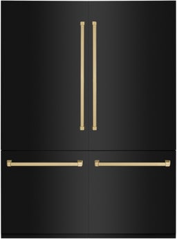 Black Stainless Steel With Champagne Bronze Accents
