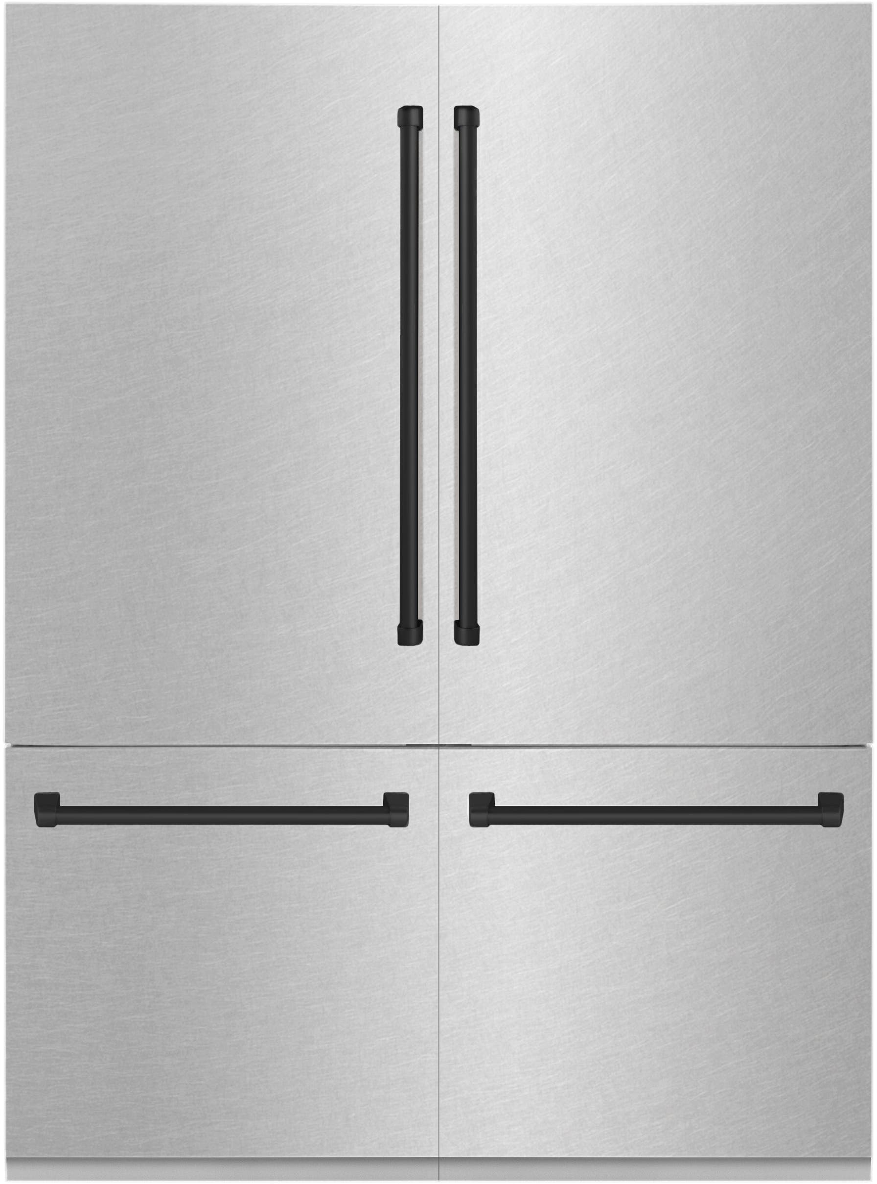 Zline RBIVZSN60MB Durasnow Stainless Steel With Matte Black Accents